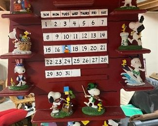 Vintage Snoopy Calendar
