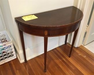 Period card table