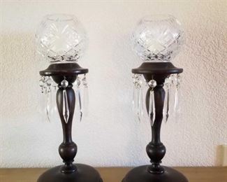 Crystal Candle Sconces
