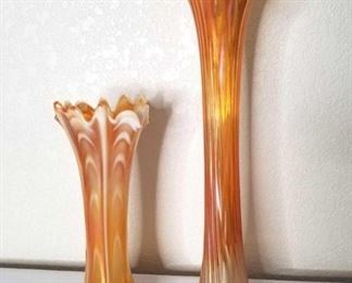 Carnival Glass Vases
