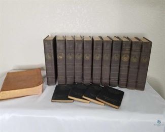 Antique Encyclopedia Set and Antique Bible
