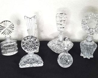 Crystal and Glass Perfume Bottles
