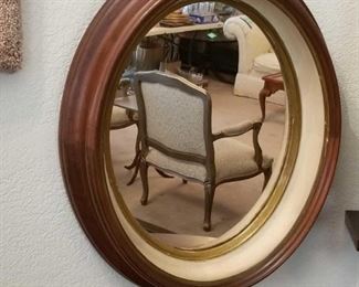 Antique Oval Mirror
