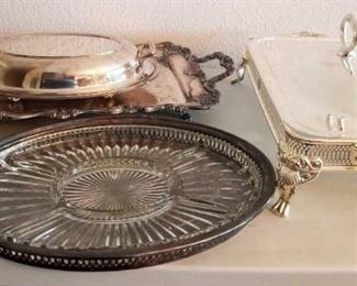 Silver Serving Trays
