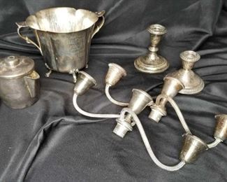 Silver Plated and Sterling Lot
