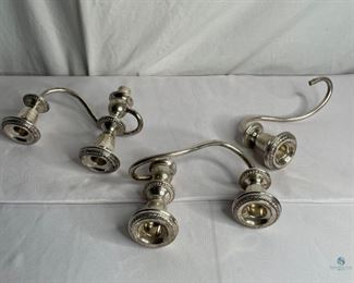 Sterling Silver Candle Holders

