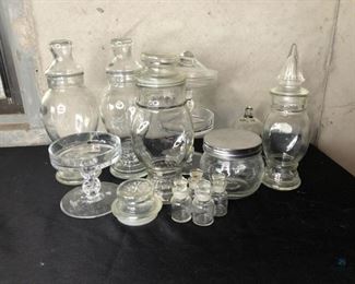 Glass Candy Jars and More
