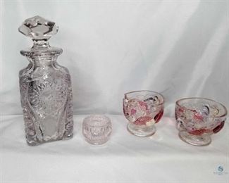 Antique Crystal Decanter and More
