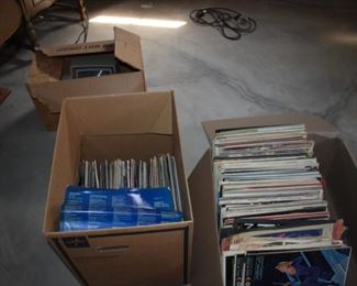 Records have water damage, purchase at your own risk