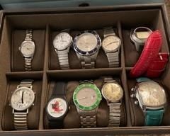 Wrist Watch Collection. The expensive watches are currently being sold online.