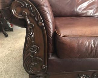 North Shore Leather Sofa From Ashley Furniture