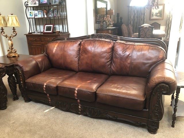 North Shore Leather Sofa From Ashley Furniture