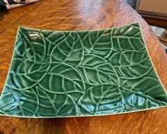 Pier 1 Jade Leaves Rectangular Platter