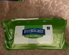 FitRight Aloe Personal Cleansing Cloth Wipes
