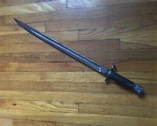 WWI Model 1907 British Enfield Sanderson Sword Bayonet 22”