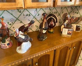 COLLECTION OF WILD TURKEY DECANTERS 