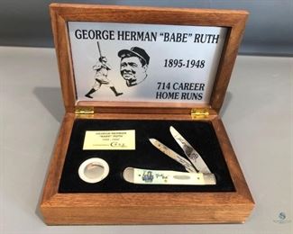 George Herman "Babe" Ruth Limited Edition Collector's Pocket Knife 
