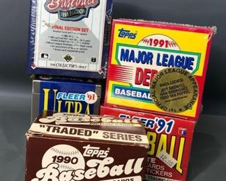 Five (5) Boxes of Baseball Cards

