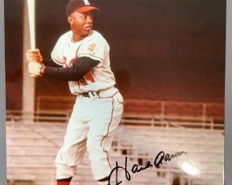 Hank Aaron Autographed Photograph

