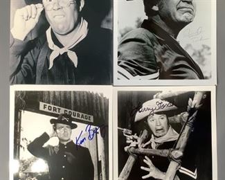 Four Great F Troop Actors Autographed Photos
