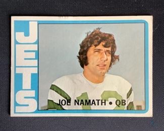 Vintage Joe Namath Card
