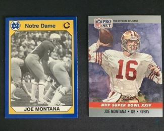 Joe Montana Notre Dame Card
