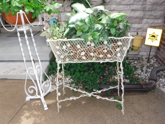 unique wrought iron planters