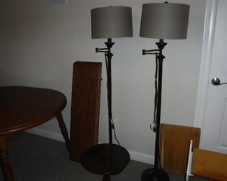 pair of floor lamps