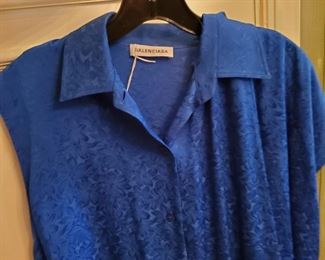 Balenciaga Asymmetrical Blouse 