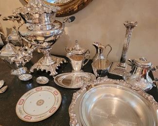 Large amount of Sterling Silver and Silver Plated