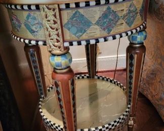 MacKenzie Childs  End Table Tables
