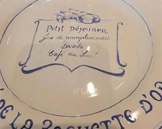 Petit DEJEUNER William Sonoma Blue Café La Baguette