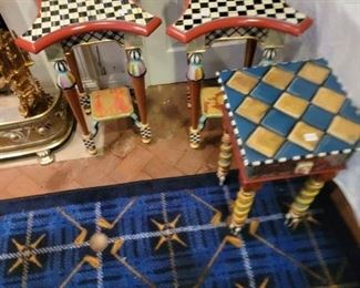 MacKenzie Childs  Small Tables