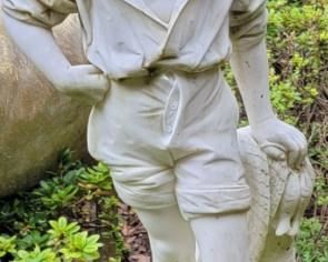 Two Large Outside Statues