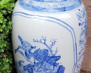 Two Very Large Asian Porcelain Vase
