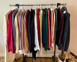 Women's blouses, shirts, and jackets.