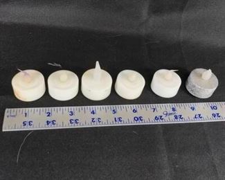 Lot of 6 Battery Powered Votive Candles