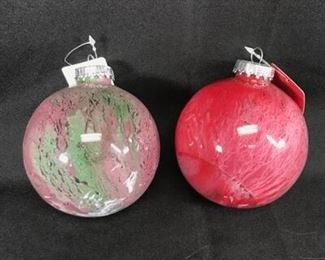 Lot of 2 Holiday Ornaments NWT