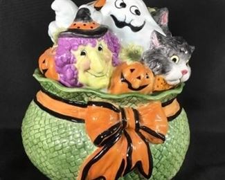 2005 Fitz Floyd Halloween Seasonal Cookie Jar