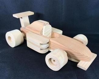 Articulated Wooden Race Car