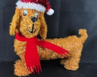 Decorative Holiday Weiner Dog