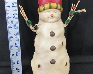 Decorative Snowman Candle Holder