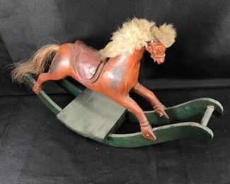 Decorative Wooden Rocking Horse
