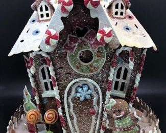 Christmas Gingerbread House Candle Holder
