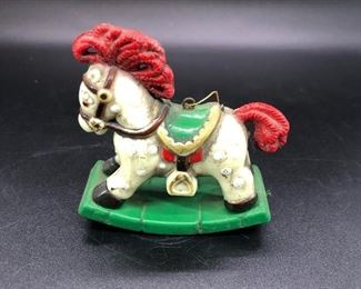Rocking Horse Christmas Tree Holiday Ornament