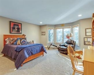 Pottery barn bed, chair not for sale