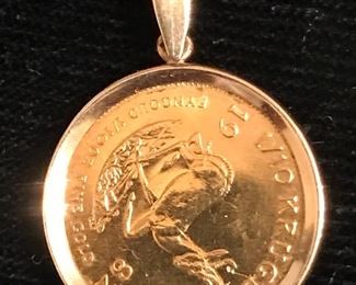 1982 Gold Krugerrand Coin
