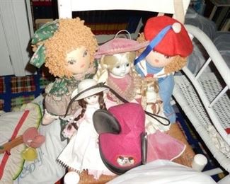 Dolls and Child's Chair