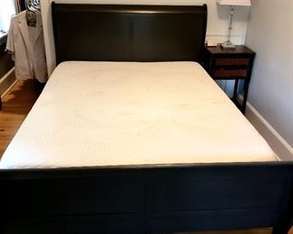 Spare bedroom bed:  Queen bed complete has attractive head & foot board