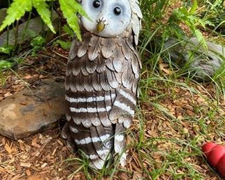 Metal Garden Owl